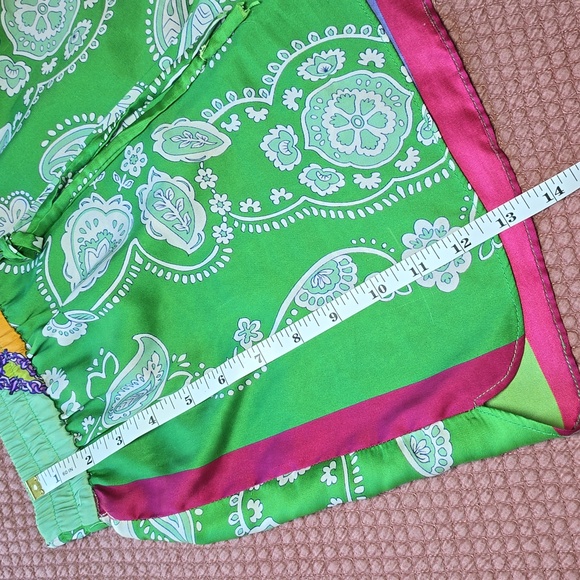 Zara Bandana Colorful Paisley Print Shorts - Picture 5 of 11